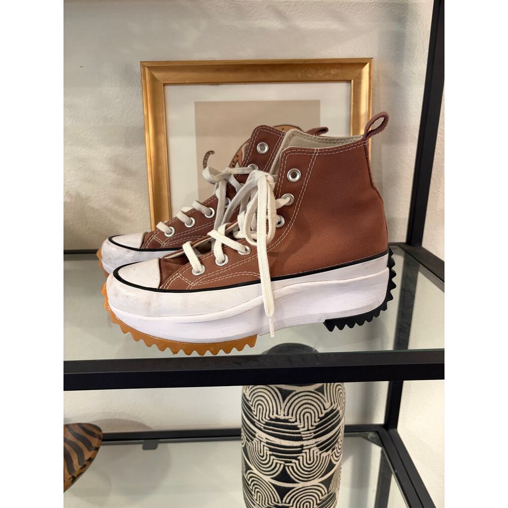 Converse Run Star Hike High Top Platform Sneakers A00852C Womens 6 Dusty Rose